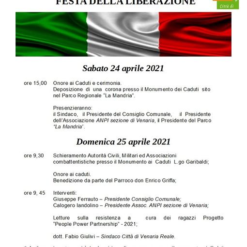 locandina 25 aprile