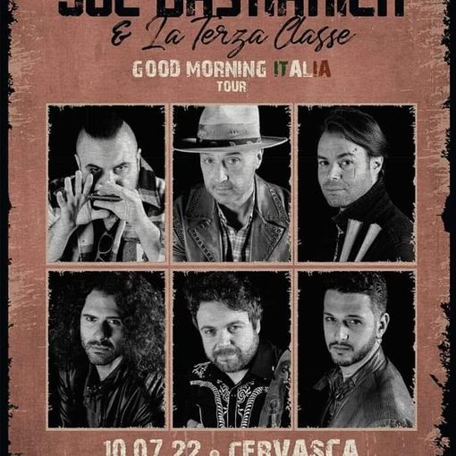 Concerto gratuito di Joe Bastianich e La Terza Classe a Cervasca