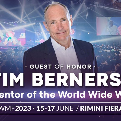 Sir Tim Berners-Lee ospite d’eccezione al WMF 2023: sul Mainstage del Festival l’inventore del World Wide Web