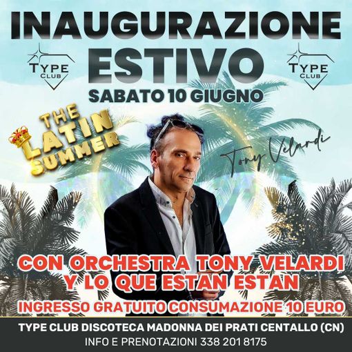Inaugurazione estiva! A Cuneo il concerto live di Tony Velardi Inaugurazione estiva! A Cuneo il concerto live di Tony Velardi