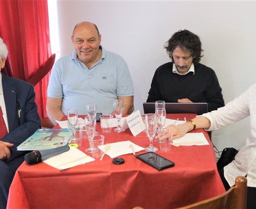 Moncalieri: le foto della presentazione della Guida Ristoranti della Tavolozza con Bruno Gambarotta e Barbara Ronchi della Rocca