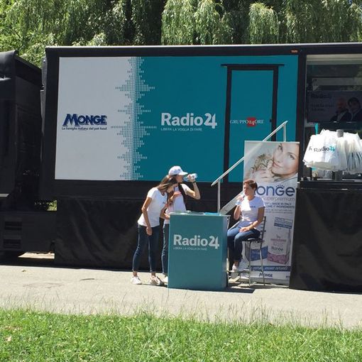 Fino all’11 giugno al Parco del Valentino Radio 24 con un truck al Salone dell'Auto di Torino