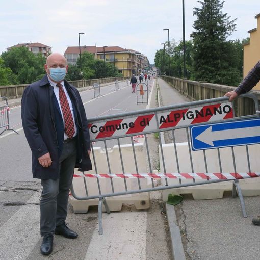 Alpignano, Coldiretti protesta: &quot;Non basta la riapertura parziale del ponte nuovo&quot;