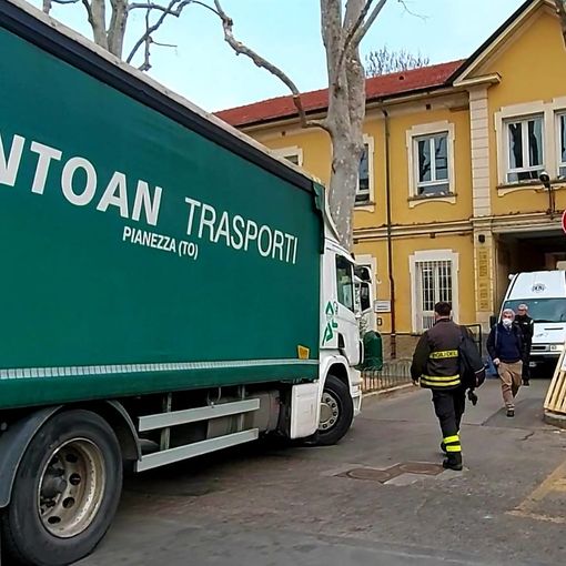 camion di aiuti sanitari