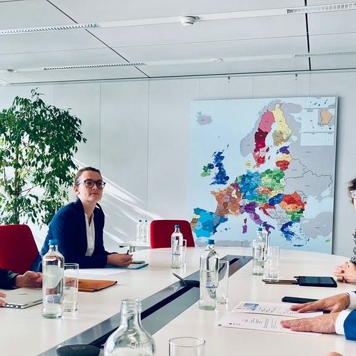 Tavolo europeo con Alberto Cirio e commissaria Ferreira