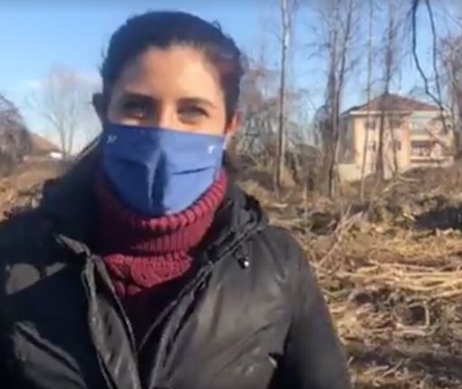 La sindaca Chiara Appendino in diretta da strada San Mauro