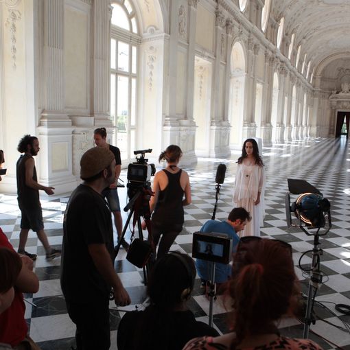 Reggia di Venaria, backstage di &quot;The broken key&quot;