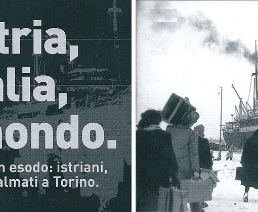 La locandina della mostra sulle Foibe