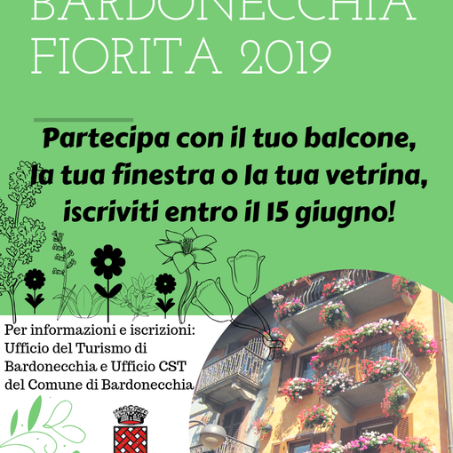 Si apre il concorso “Bardonecchia Fiorita 2019: Finestre, Balconi e Vetrine fiorite”