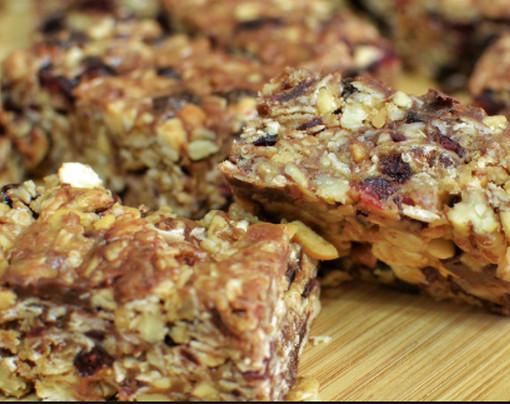 Mercoledì Veg: Barrette di avena e lamponi