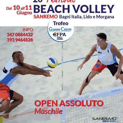 Festival nazionale di beach volley a Sanremo: boom di iscrizioni da tutto il Nord Italia