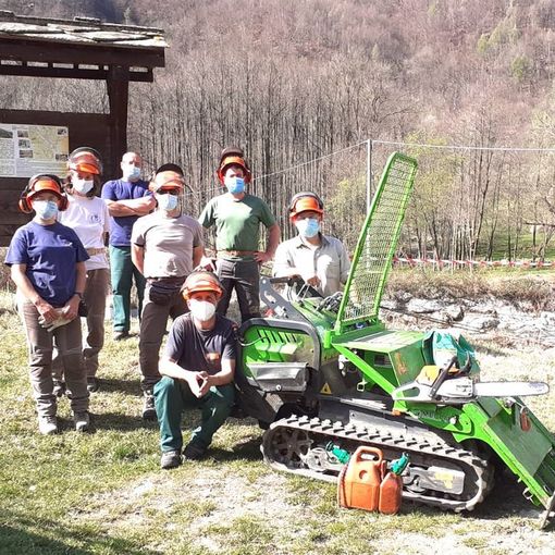 Cantoira, i tecnici della Forestale ripuliscono l'alveo e le sponde dello Stura