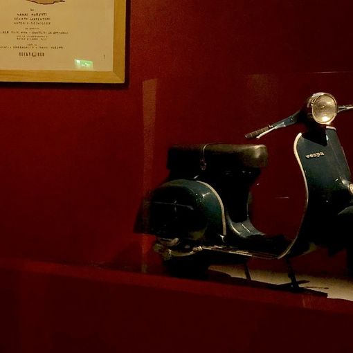 La Vespa di Nanni Moretti in &quot;Caro Diario&quot; esposta al Museo Nazionale del Cinema