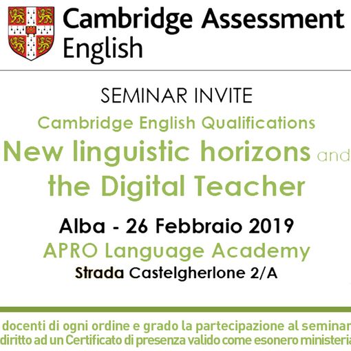 Ad Alba il prossimo seminario dell’Università di Cambridge