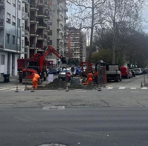 I cantieri in corso Francia