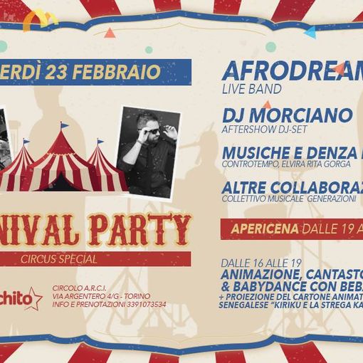 Carnival Afro Folk Party per il Machito, con ospiti d’eccezione, tra cui il gruppo multietnico degli Afrodream