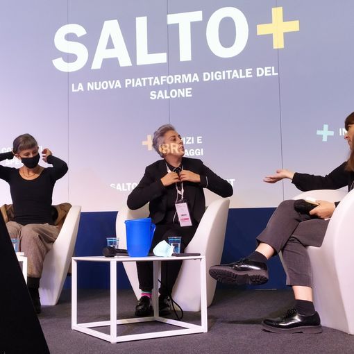 Cathy La Torre al Salone del Libro