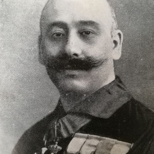 foto d'epoca di gerarca fascista