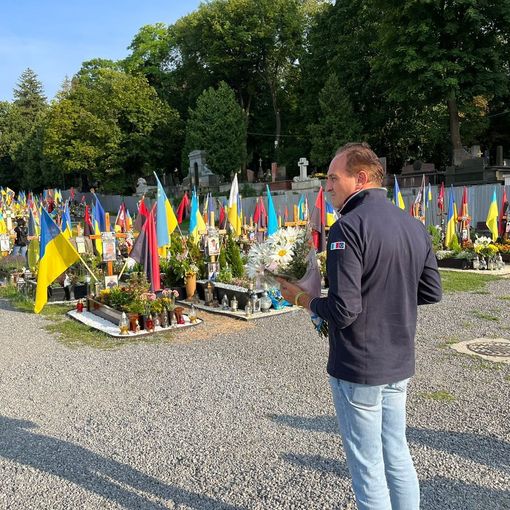 Il presidente Cirio a Leopoli, in Ucraina