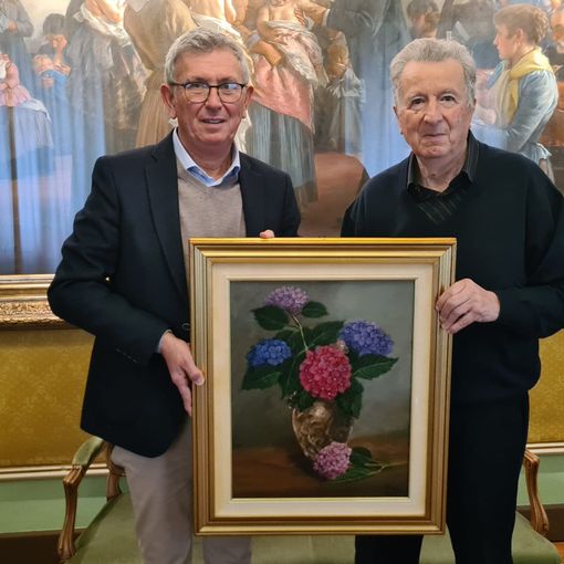 Donato al Comune di Chivasso un dipinto di Lorenzo Bena
