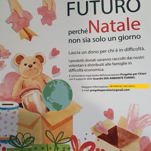 Chieri per aiutare i più bisognosi e il commercio con “Un presente per il futuro”