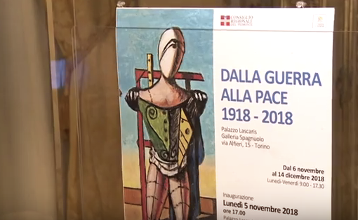 “Dalla Guerra alla Pace 1918 – 2018” per celebrare i 100 anni dalla fine della prima guerra mondiale, presso la sede Consiglio Regionale Piemonte