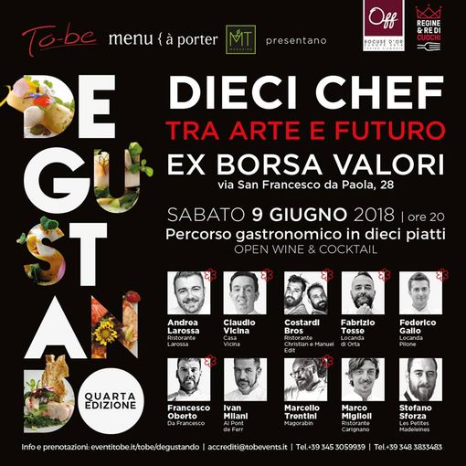 Bocuse Off, torna Degustando: dieci chef tra arte e futuro