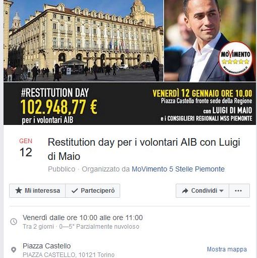 Luigi Di Maio domani a Torino, si parla di trasporti ed energia rinnovabili