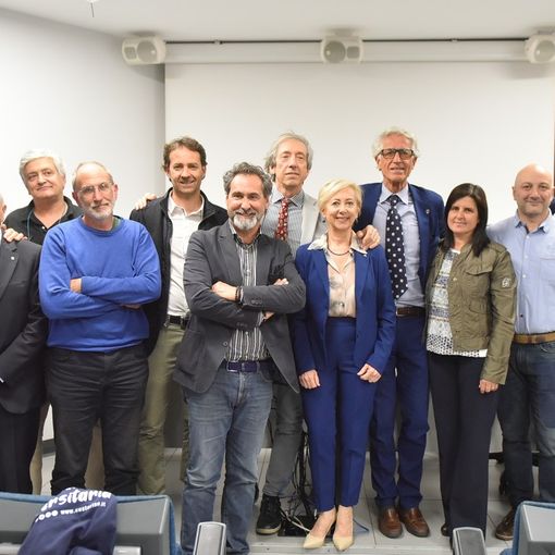 Il direttivo del Cus (foto Mario Sofia)
