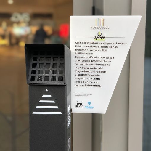 Mondojuve per l’ambiente: debutta oggi il progetto Spegni Sostenibile, per la raccolta e il riciclo dei mozziconi di sigaretta