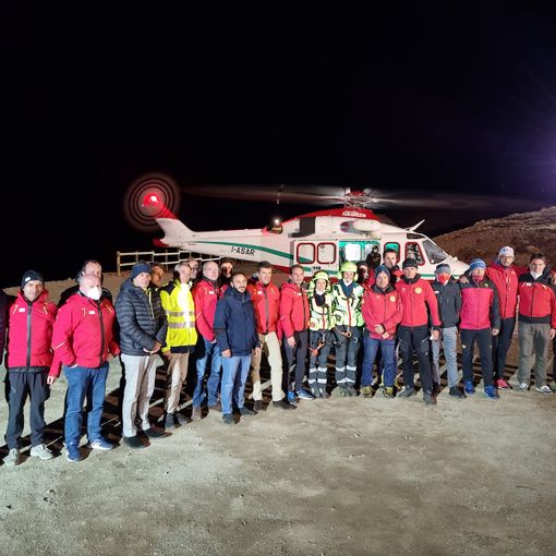 Nuova piazzola per i soccorsi sull'arco alpino: impegnato il servizio di Elisoccorso