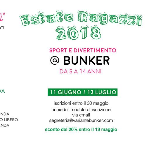 Al Bunker torna l'estate ragazzi