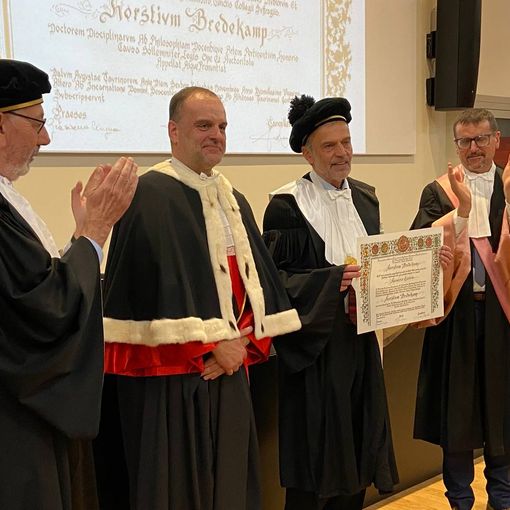 L'università di Torino ha conferito  la Laurea Honoris Causa in Filosofia a Horst Bredekamp