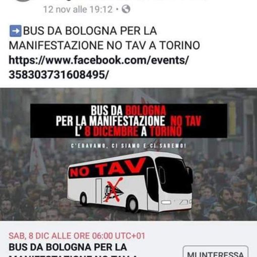 Ricca (Lega): “No ad adunata di antagonisti da tutta Italia per manifestazione No Tav”