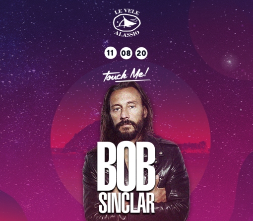 Inizia la settimana più calda dell'estate sotto il segno di Bob Sinclar a Le Vele Alassio