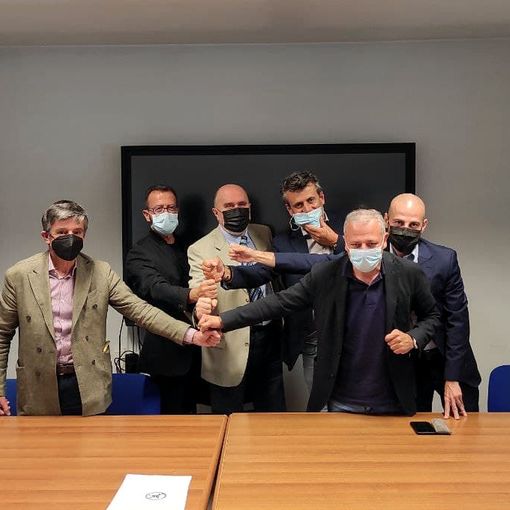 firmatari dell'accordo per la nuova Destinazione turistica Val di Susa