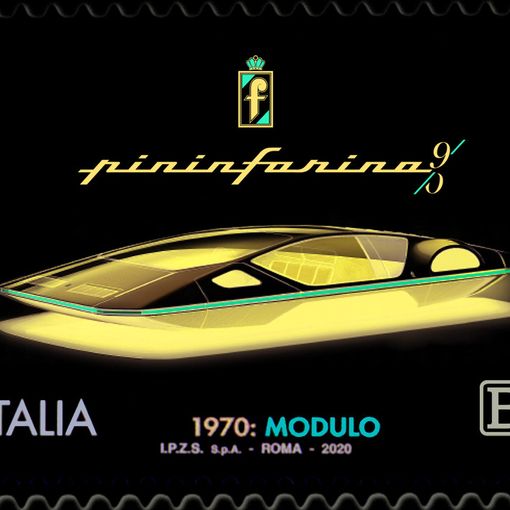Poste, un francobollo per celebrare i 50 anni della Pininfarina Modulo