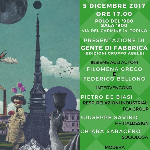 Il 5 dicembre la presentazione di &quot;Gente di fabbrica. Metalmeccaniche e metalmeccanici nel nuovo millennio&quot;
