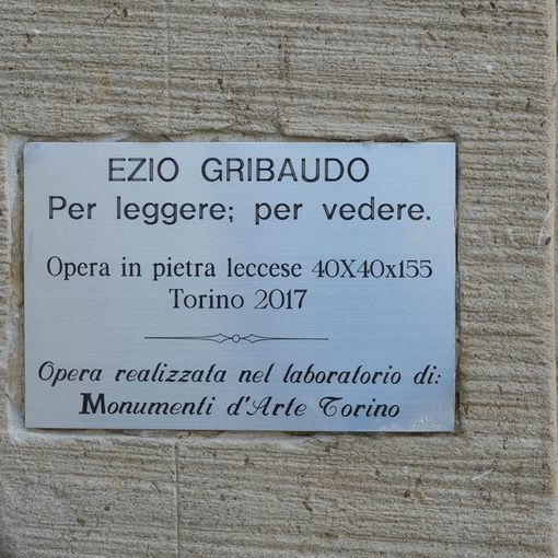 Oggi a Torino inaugurato il monumento di Ezio Gribaudo (fotogallery)