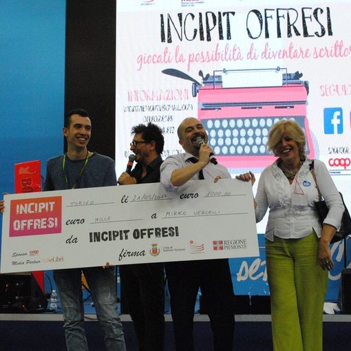La finale del talent letterario INCIPIT OFFRESI è al Salone del Libro di Torino