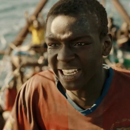Matteo Garrone e il cast di Io Capitano al Cinema Ambrosio