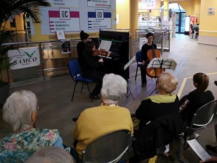 Le giovani vincitrici dell’Isabel Trio alla Suoneria di Settimo il 2 dicembre