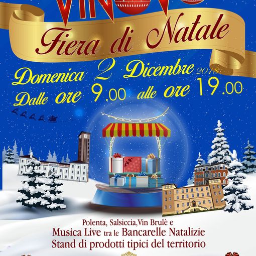 Vinovo si prepara alla sua Fiera di Natale per domenica 2 dicembre