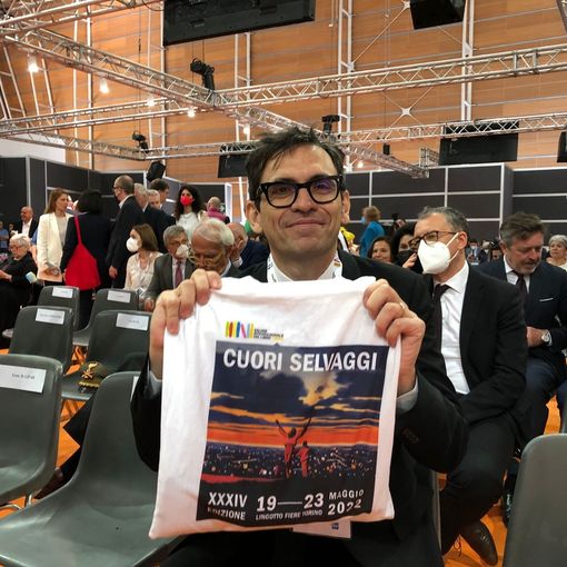 Lagioia con maglietta