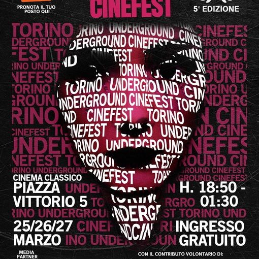 Torino Underground Cinefest, ecco il programma della quinta edizione