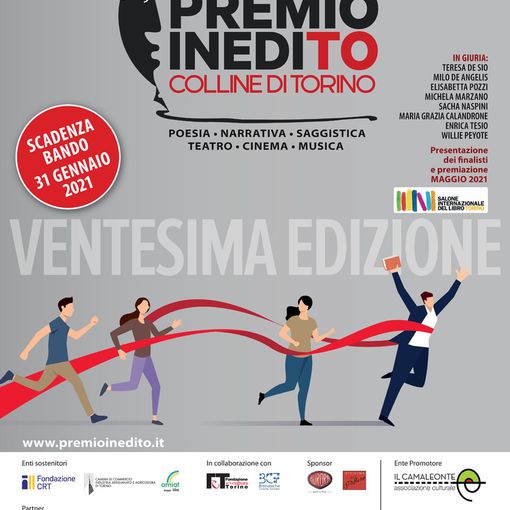 Premio InediTO, partita corsa nuovo bando: traguardo ventesima edizione
