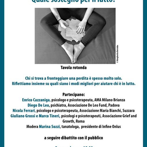 Al Circolo dei lettori, psicologia e professionisti per superare il lutto