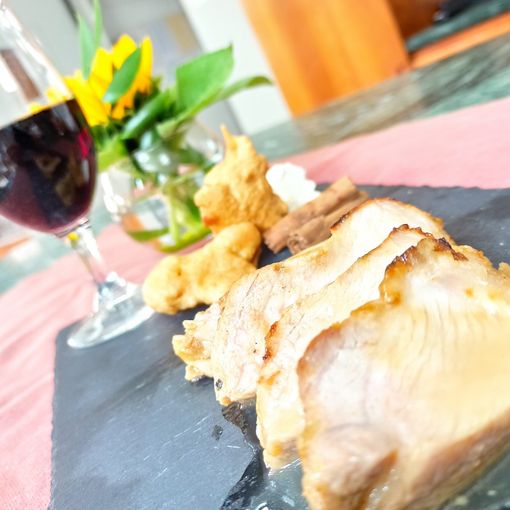 LA RICETTA - Lonza di maiale al forno sfumata al vino bianco con carciofi in pastella
