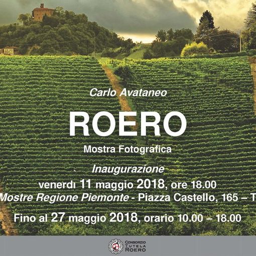 L'11 maggio al via la mostra &quot;Roero&quot; al palazzo della Regione