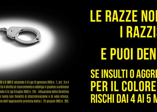 Il razzismo non è un'opinione: progetto del Comune di Torino e campagna contro i crimini d'odio